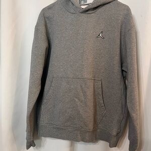 Nike Air Jordan Men’s Gray Hoodie Sweatshirt Medium